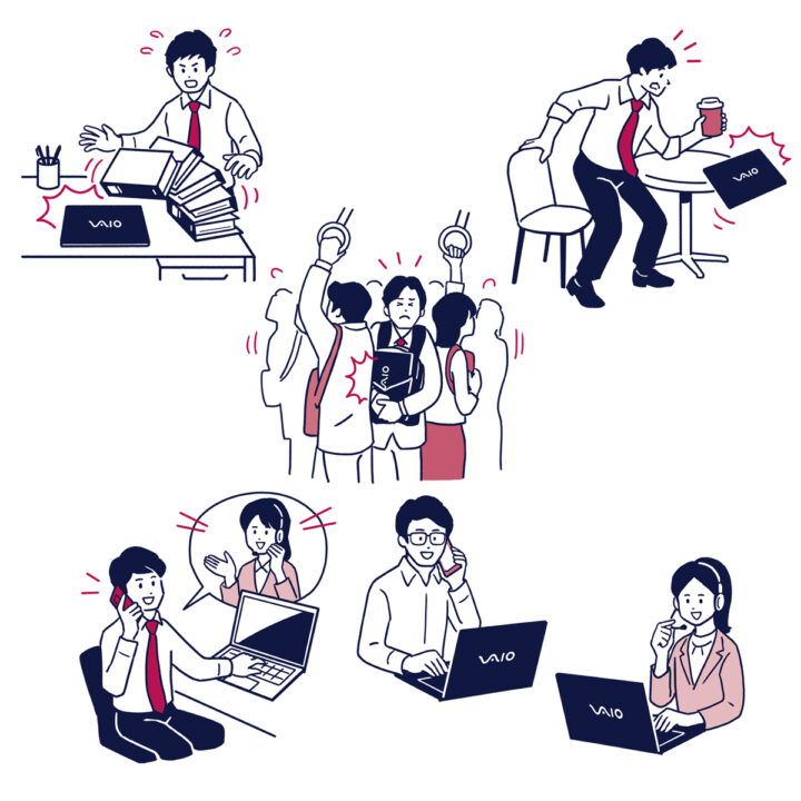 カタログカットイラスト（ビジネスシーン）