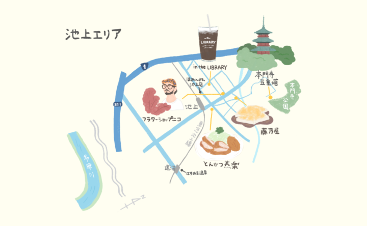 【WORKS】イラストマップ