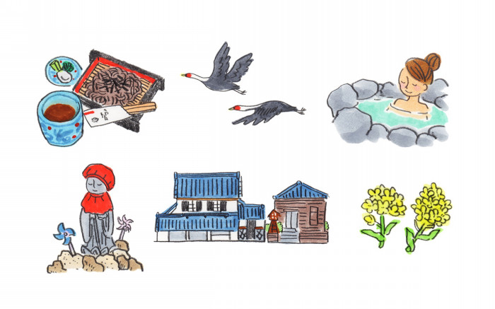 旅の手帖2014.04号カットイラスト