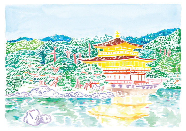 オリジナル作品「金閣寺」追加しました - イラストレーターズ通信