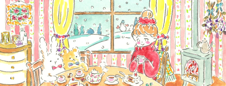 お仕事_『DHCオリーブ倶楽部』2024年2月号挿絵