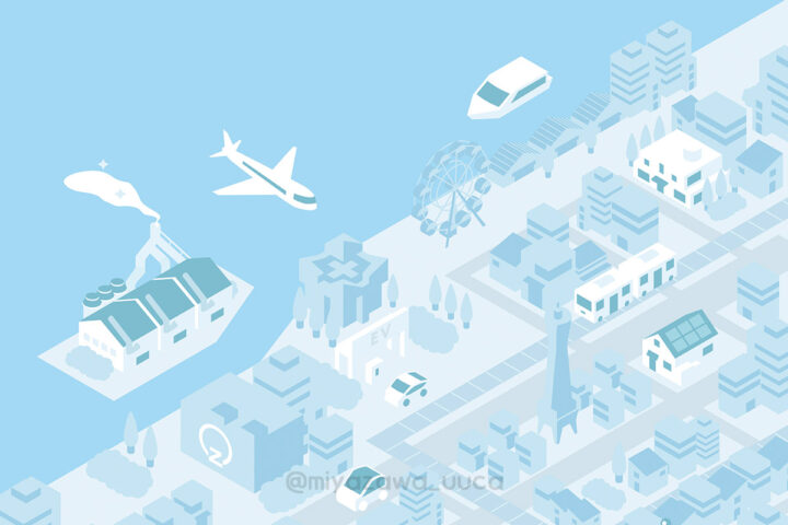 第一稀元素化学工業株式会社　パンフレットイラスト