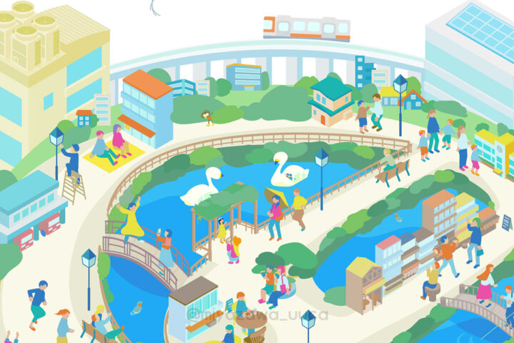 上杉電機工業 ウェブサイトイラスト