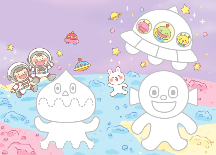 なかよしメイト１０月号問題イラスト