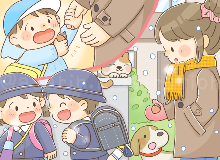 でっかい！まちがいさがし26年 1月号イラスト