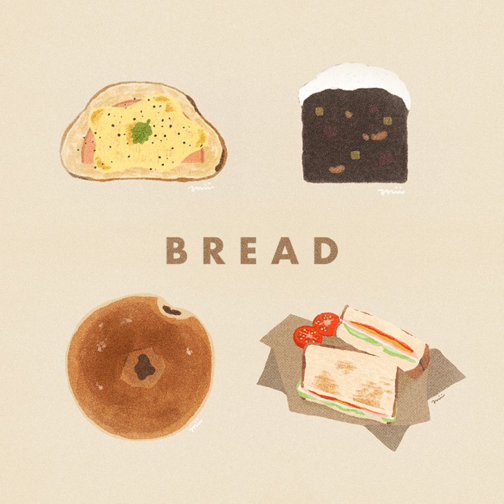 カットイラスト｜パン