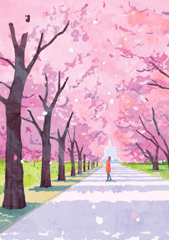 カレンダー用 季節のイラストサンプル