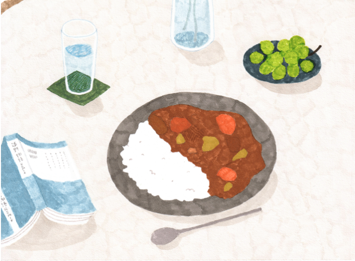 秋・読書・カレー