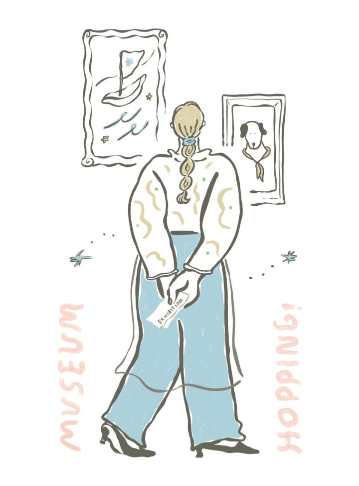 Museum Hopping / 線画 / Original