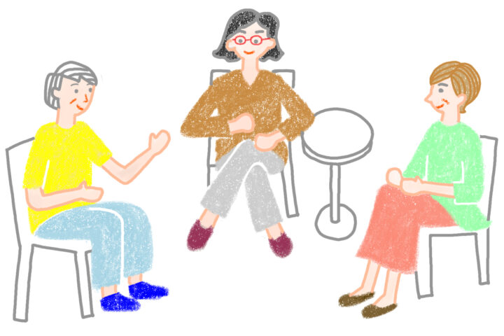 「えがおの広場」カットイラスト