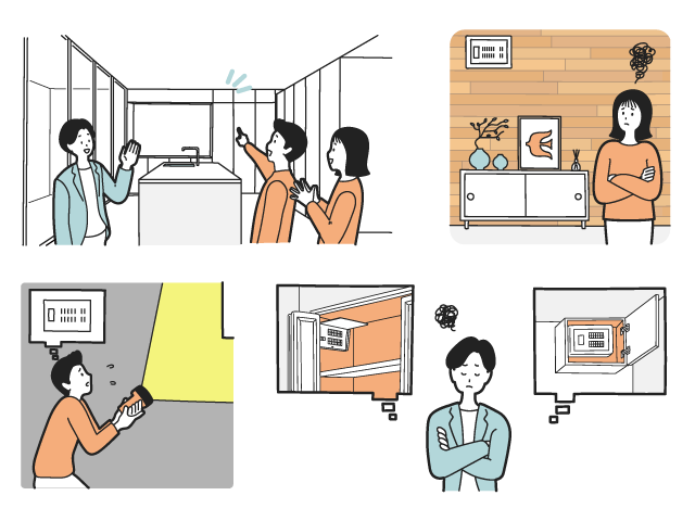 Panasonic住宅分電盤「FLEXIID」サイト内イラスト