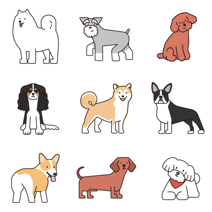 犬のイラスト