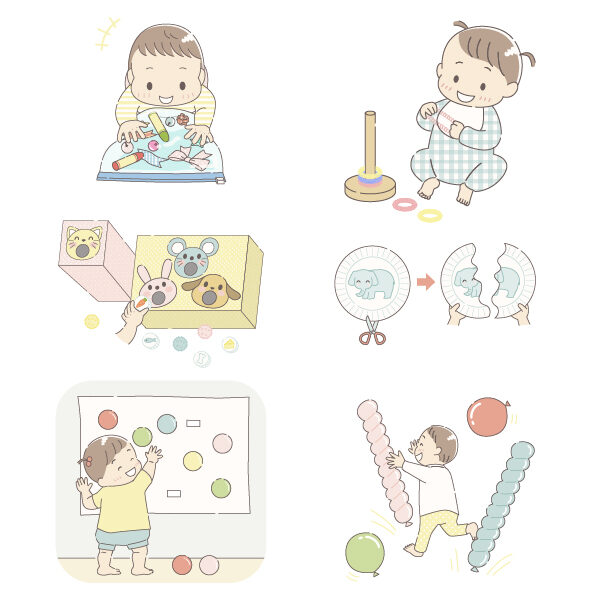 株式会社イオンファンタジー / 0歳からの子育て情報サイト「トットット」掲載イラストを担当しました