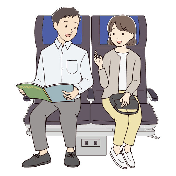 京成電鉄株式会社　 スカイライナー案内資料に掲載するイラストを制作しました。