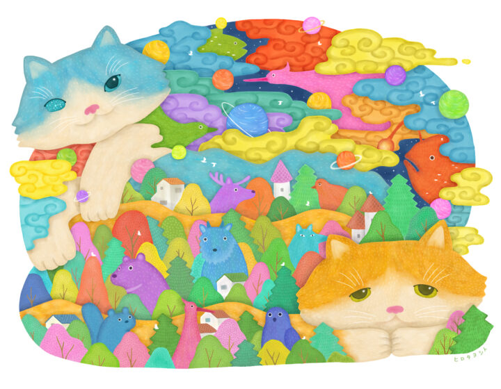 個人依頼 愛猫のイラスト