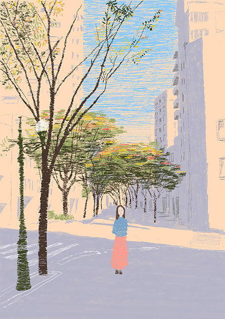 【デジタル】She’s a rainbow.