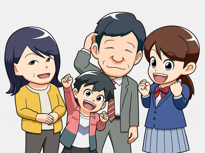 タッチ･頭身描き分けサンプル