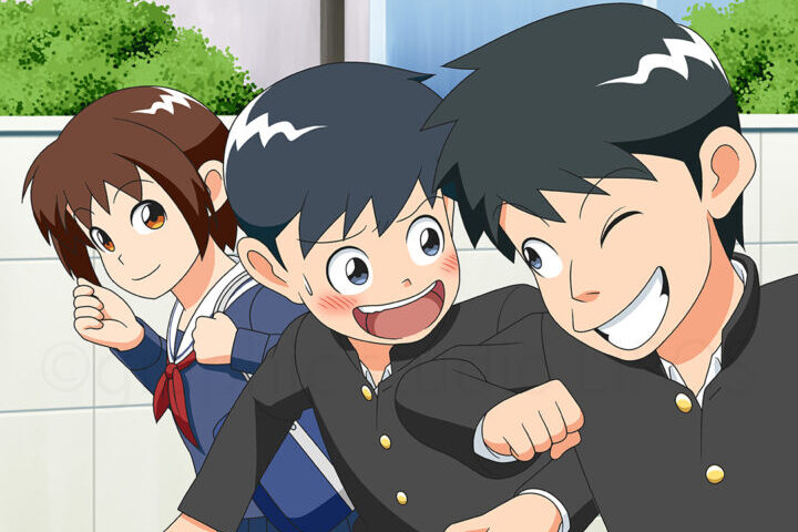 中学生の日常（２）イラスト