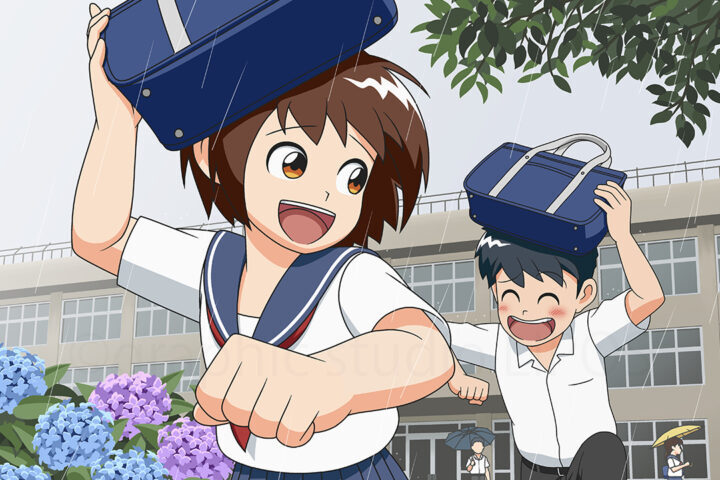 中学生の日常（４）イラスト