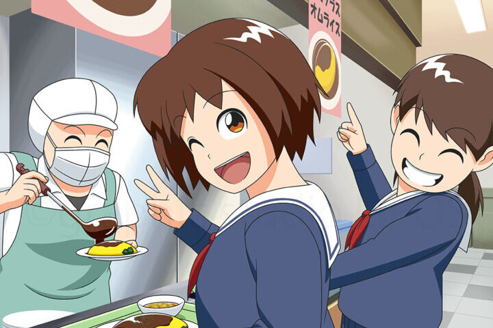 中学生の日常（６）イラスト