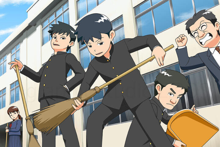 中学生の日常（５）イラスト