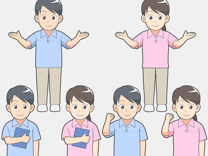 介護関連 イラスト（１）