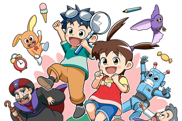 クイズ系児童書用 表紙イラスト