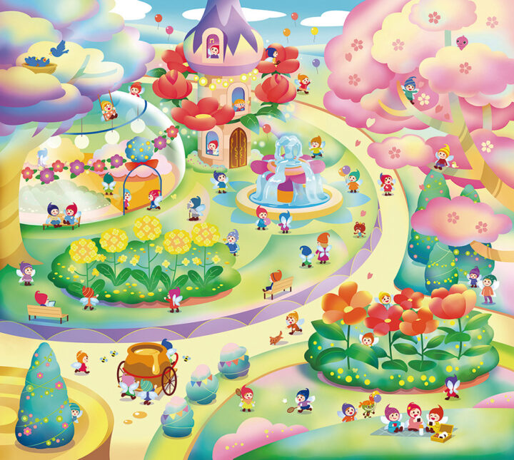 【お仕事】ポピー子育て応援サイト「Popyful（ポピフル）」4月号 Web記事イラスト