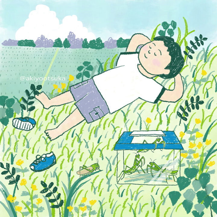 webマガジンとものま　イラストレーション