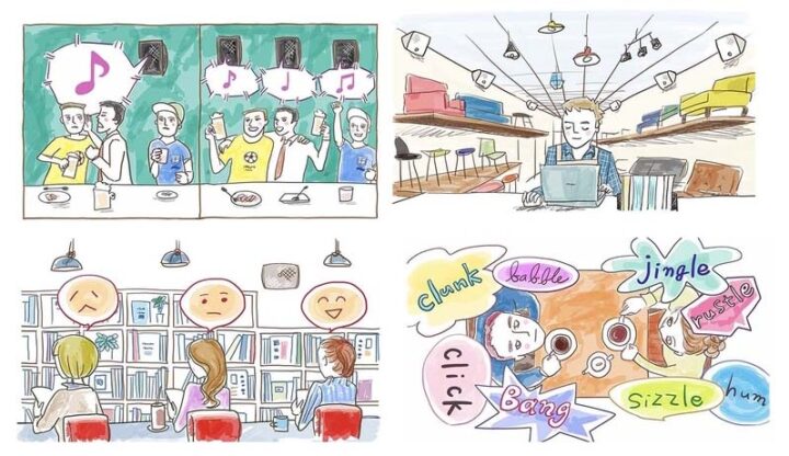 【企業webサイト】スピーカーと人々（YAMAHA）