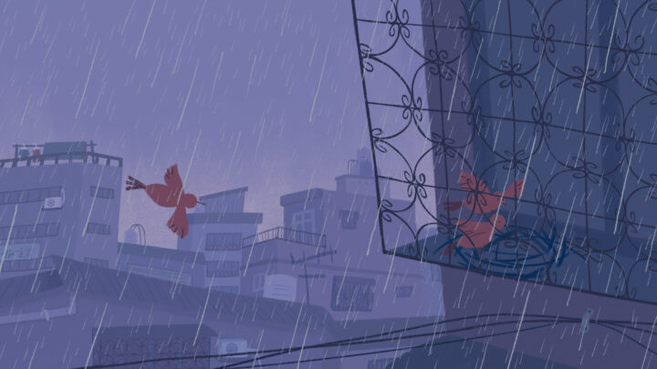 短編アニメ「Dancing in the rain」より