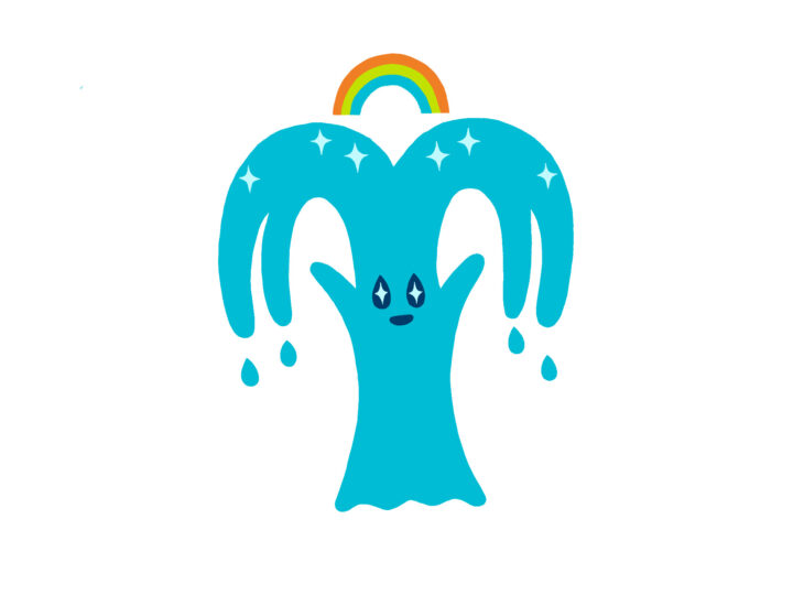 噴水のキャラクター（オリジナル作品）
