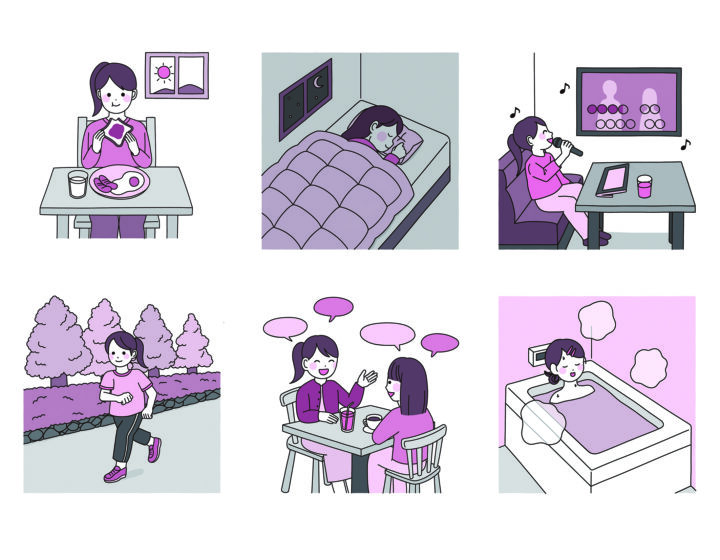 オリジナル作品「健康な生活習慣」を追加しました