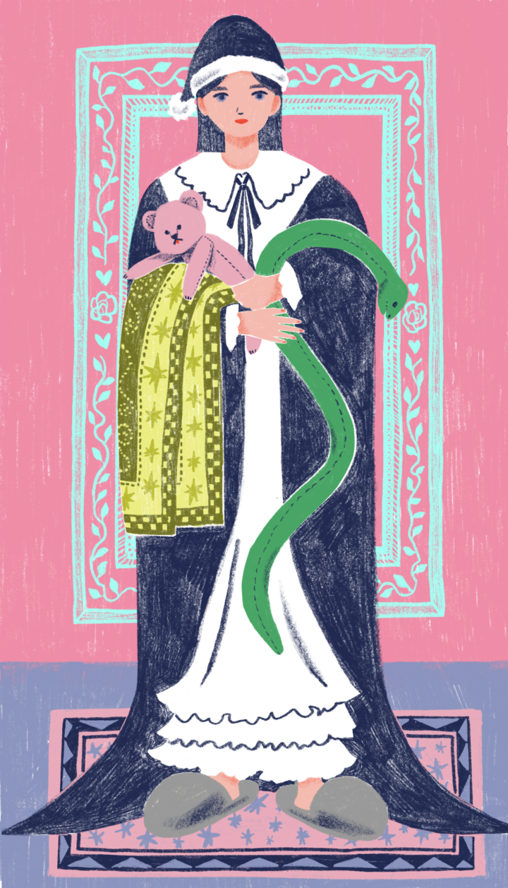 寝る準備をしましょう