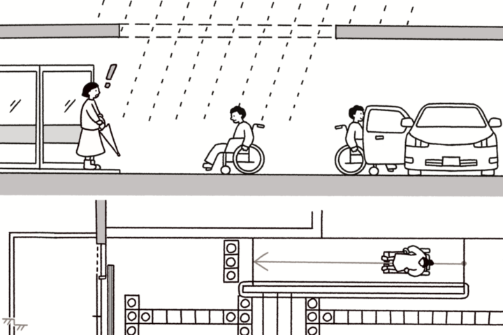 国土交通省 バリアフリーに関する資料イラスト