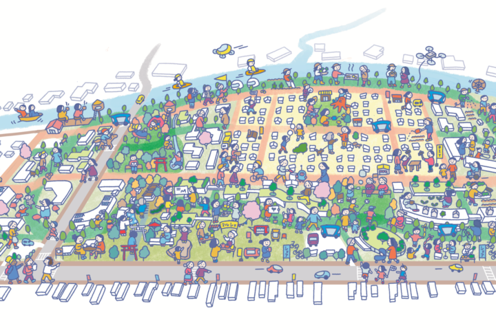 「広瀬団地再生ビジョン」将来イメージ
