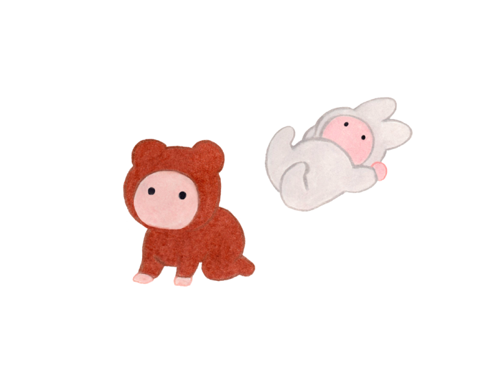 人物イラスト　あかちゃん