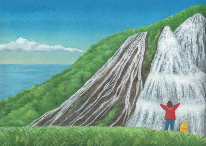 オシンコシンの滝で