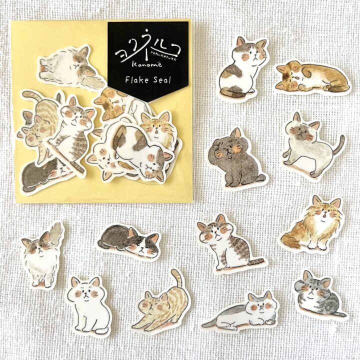 シール／ねこだらけ