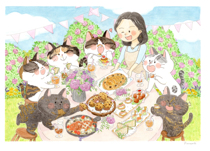 にゃんこ似顔絵オーダー①