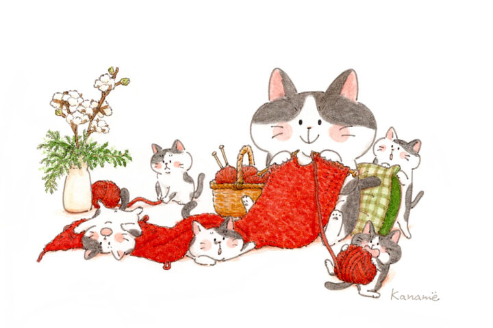 編み物って楽しい