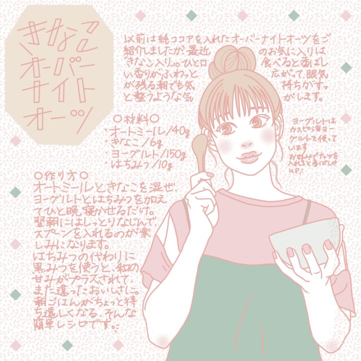 きなこオーバーナイトオーツ