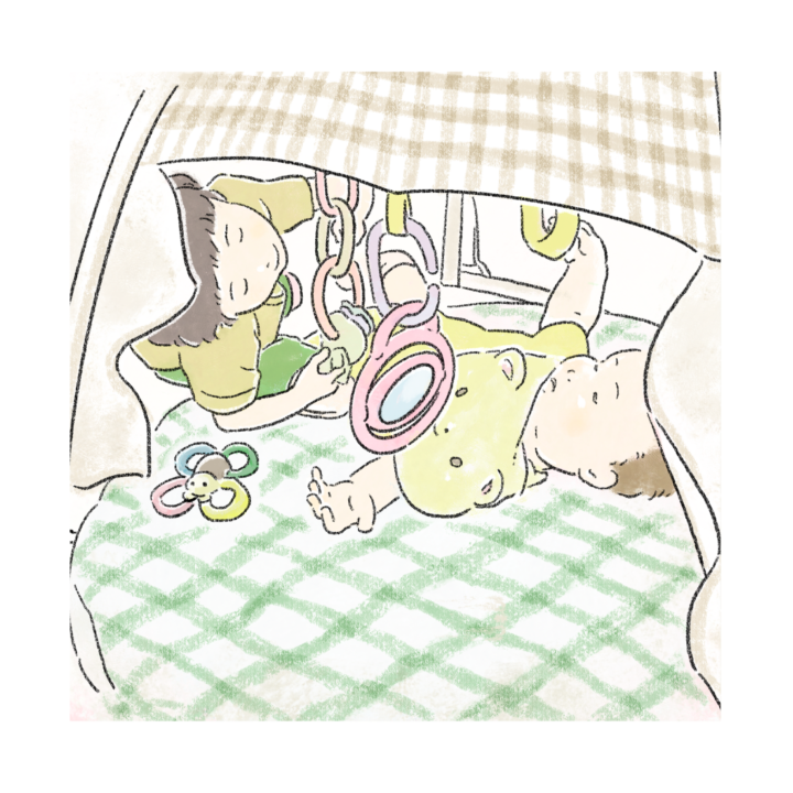 あやす様子