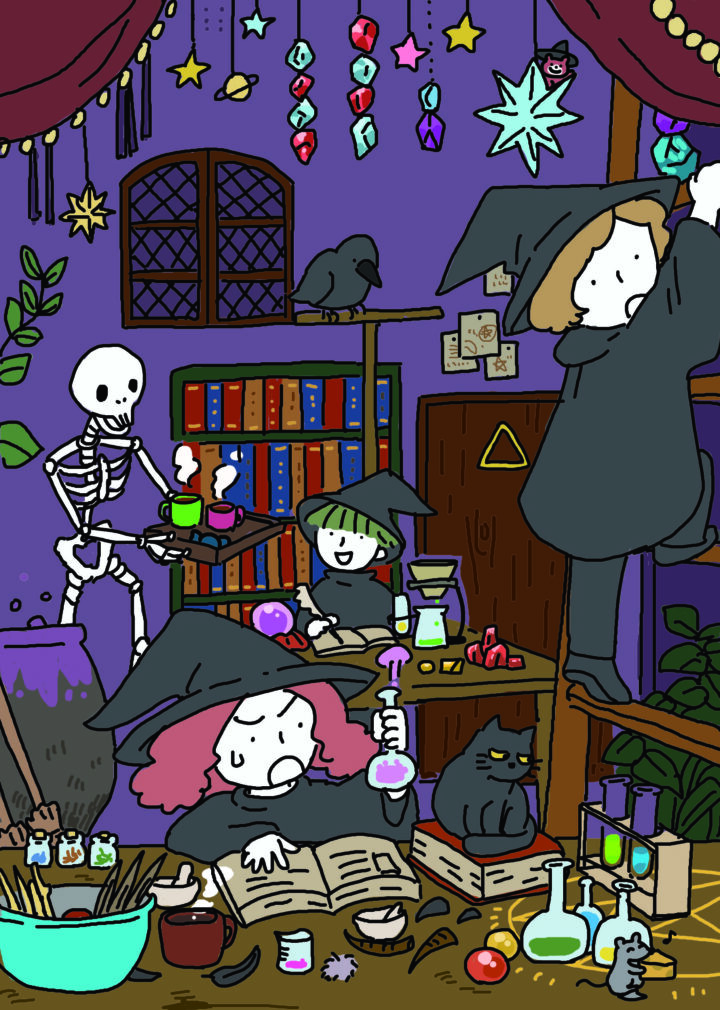 オリジナル間違い探し_魔法使い