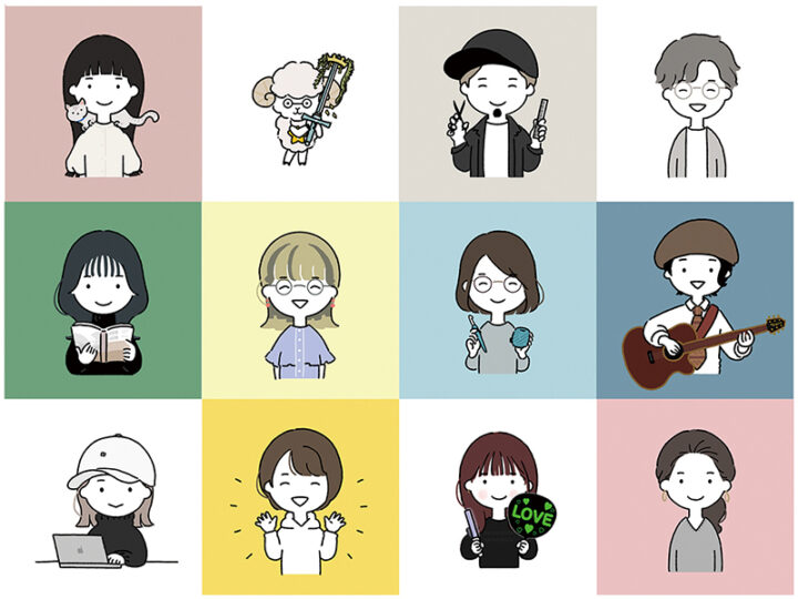 似顔絵イラスト