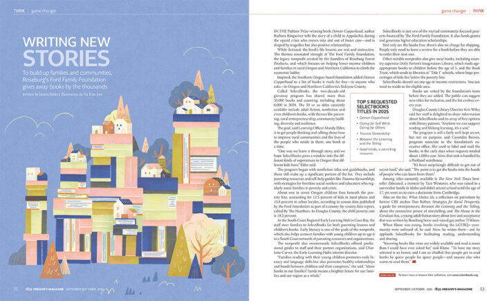 2025年度 1859 Oregon’s Magazine 9・10月号 記事イラスト