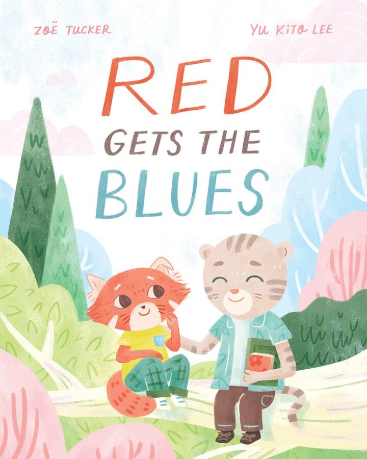 絵本表紙：Red Gets The Blues