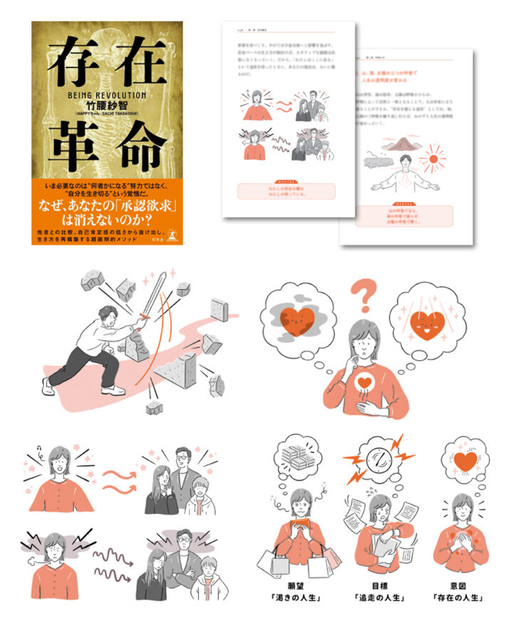 幻冬舎さま／『存在革命』書籍挿絵