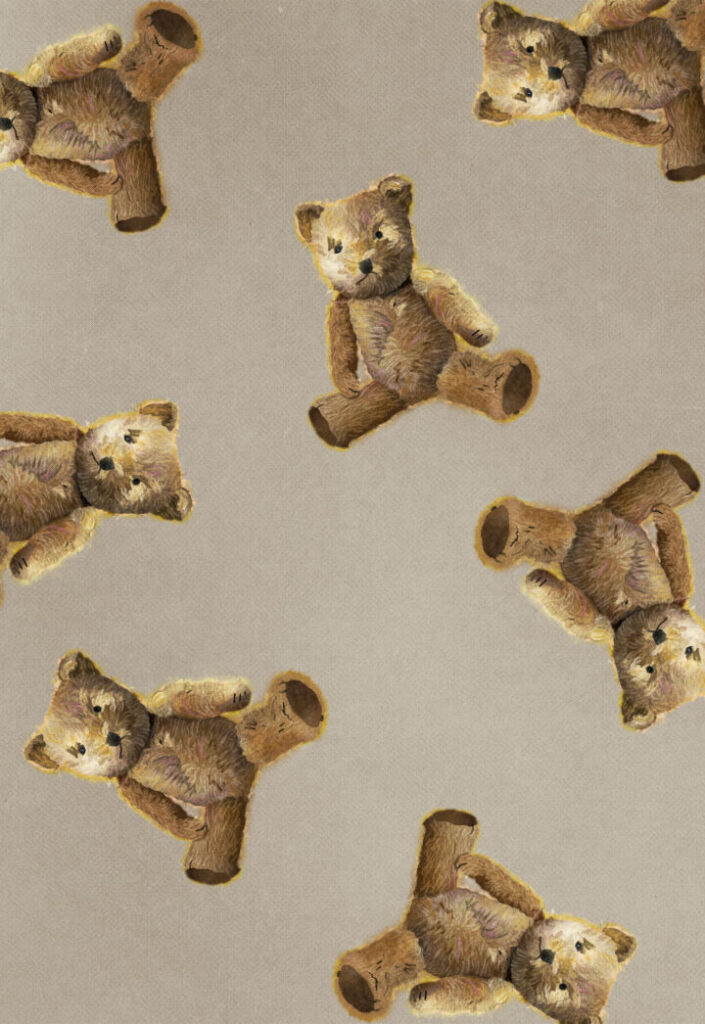 オリジナル作品　テディーベアパターン