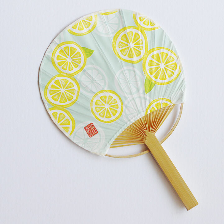 うちわイラスト・デザインの制作